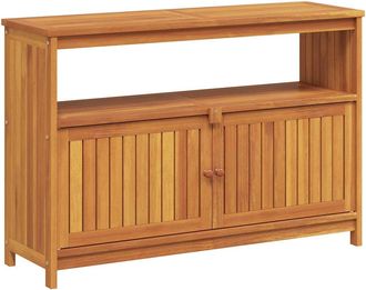 vidaXL Mesa Consola De Jard&iacute;n Madera Maciza Acacia 110x35x75 Cm Vidaxl