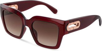 Furla SFUB08 01ED Mens Sunglasses Burgundy Size 53