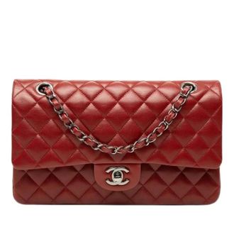Chanel Pre-owned Double Flap Shoulder Bag - Dames - Pre-owned - Rood - Maat: ONE Size Leer