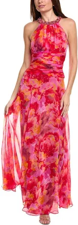 Teri Jon by Rickie Freeman Teri Jon By Rickie Freeman Printed Maxi Dress