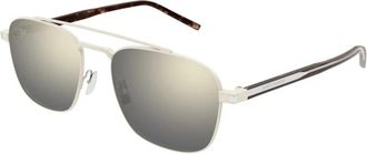 Saint Laurent Authentieke SL 665 005 Bril - unisex - Zonnebrillen - Beige - 56 MM - Accessoires