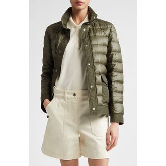 Moncler Origan Down Puffer Jacket in Deep Depths at Nordstrom, Size 4