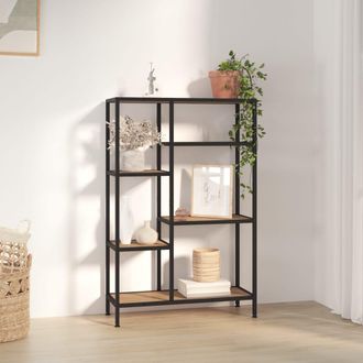 vidaXL Estanter&iacute;a De Madera Contrachapada Y Acero 80x30x120 Cm Vidaxl