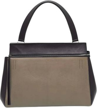 Celine Pre-owned Handbags, female, Purple, Size: ONE SIZE Pre-owned Edge Bag