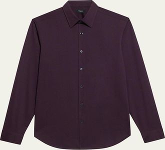 Theory Mens Sylvain Shirt in Structure Knit