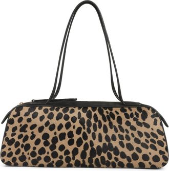 Khaite Beige And Black Simona Calf Skin Shoulder Bag-Donna