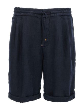 Brunello Cucinelli Linen Bermuda Shorts