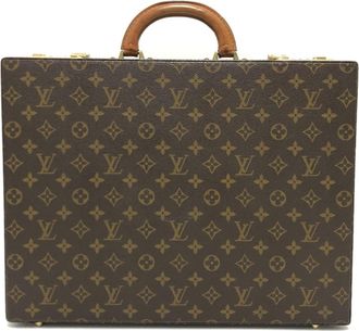Louis Vuitton Monogram Brown Galle Monogram Monogram Attach&eacute; Case Briefcase (Pre-Owned)
