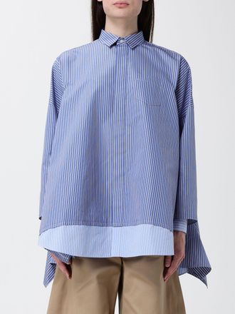 sacai Camicia in misto cotone a righe