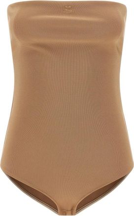 Courr&egrave;ges Dames, Tops, Beige, Maat: S Jersey