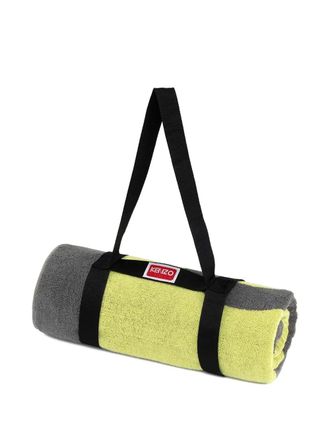 Kenzo Telo da mare con logo - Verde