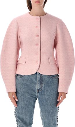 Rotate Cocoon Sleeved Cropped Jacket