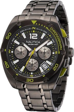 Nautica NAPTCF210 Mens Tin Can Bay Watch - Dark Grey - One Size