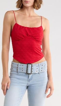 Madden Girl Emma Lace Camisole in Chinese Red at Nordstrom Rack, Size X-Large