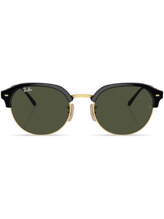 Ray-Ban Occhiali da sole tondi con stampa - Nero