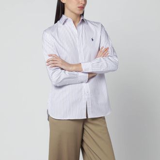 Polo Ralph Lauren Camicia bianca a righe Relaxed-Fit