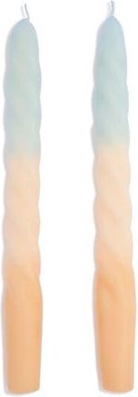 Creative Brands Set of 2 Taper Candles in Blue Orange at Nordstrom Rack