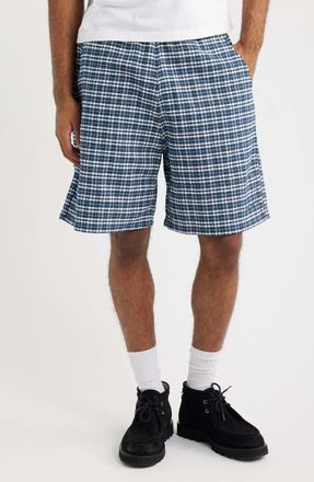 Carhartt Work in Progress Kander Plaid Cotton Shorts in Kander Check at Nordstrom, Size X-Large