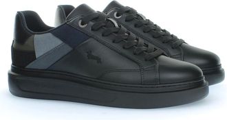 Harmont & Blaine Sneakers a pannelli con logo ricamato - - Shoes - Uomo - Nero - 44 EU