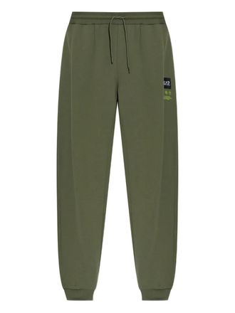 Emporio Armani cotton track pants - Green