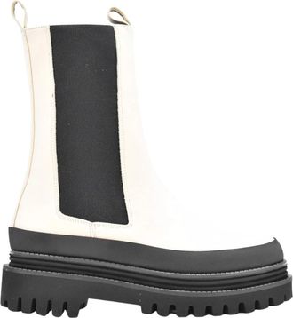 Paloma Barcel&oacute; Witte Chelsea Enkellaarzen - Dames - Chelseaboots - Wit - 37 EU - Schoenen