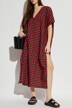 Moschino Dress From The Swim Collection, Womens, Red