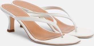 Staud Freja leather thong sandals