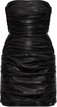 Amiri Leather Dress - Dames - Feestkleedjes - Zwart - M - Leer - Kleedjes