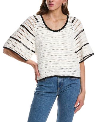 Design History Relaxed V-Neck Sweater