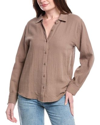 Splendid Amara Pocket Button-Down Shirt