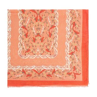 Etro Etro, Scarves, female, Orange, Size: ONE SIZE Scarf with floral motif