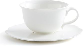 La Redoute Interieurs Set van 4 tassen en ondertassen voor thee, Hir&egrave;ne