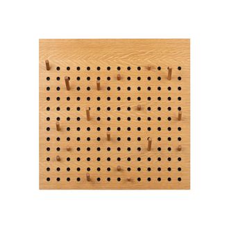We Do Wood Scoreboard Garderobe quadratisch, Eiche natur
