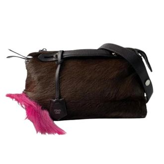 Fendi Pre-owned Cross Body Bags, female, Brown, Size: ONE SIZE Pre-owned Vintage Shoulder Bag