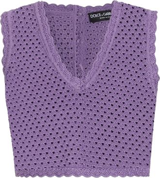 Dolce & Gabbana Canotta alluncinetto - Viola