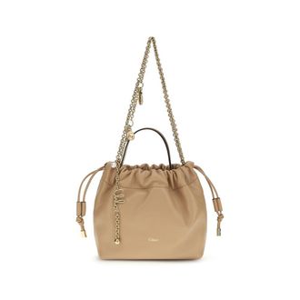 Chlo&eacute; Beige Lamb Ovis Aries Aries Shoulder Womens Bag