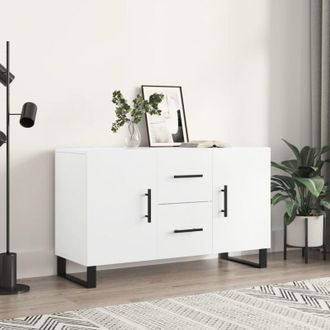 vidaXL Credenza Bianca 100x36x60 cm in Legno Multistrato - Vidaxl