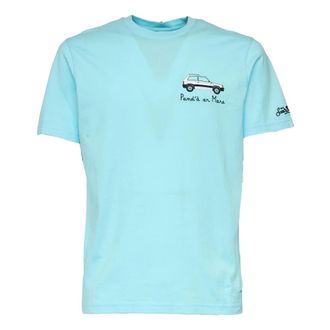MC2 Saint Barth T-Shirts, male, Blue, Size: XL Malia girocollo manica corta
