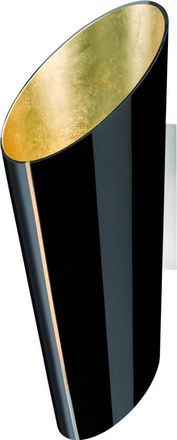 Trio Lighting Aplique De Pared Moderno Negro Y Dorado 1xe27