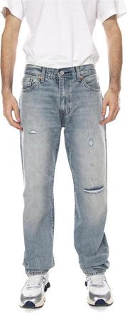 Levi's Straight Jeans - Heren - Regular Fit Jeans - Blauw - W30 L32 - Katoen - Jeans