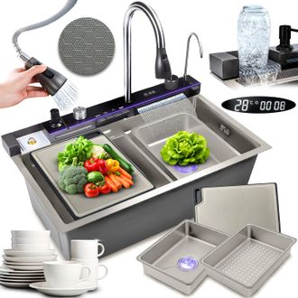 OEM Lavello Multifunzionale In Grafite Heckermann A8046x