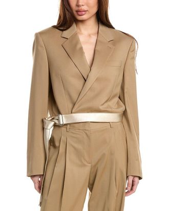 Helmut Lang Wrap Wool Blazer