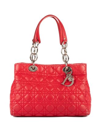 Dior 2000 Lady Dior handbag - women - Leather - One Size - Red