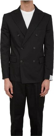 Paolo Pecora Hombre, Chaquetas, Negro, Talla: XL