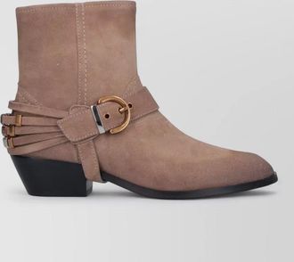 Pinko leather ankle boots