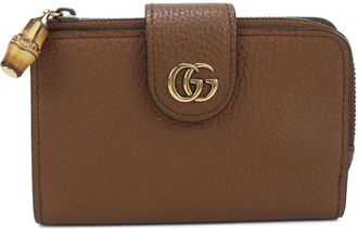 Gucci Brown Leather Wallet (Bi-Fold) (Pre-Owned)