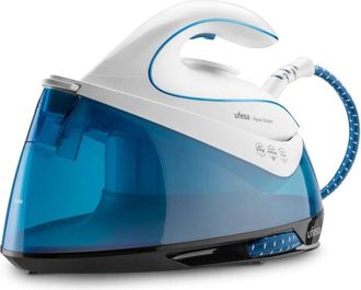 Ufesa Aqua Steam, Ferro da Stiro a Vapore con Caldaia 2400 w, 6 Bar, Colpo di Vapore Massimo 320 g e Costante 120 g/min, Piastra in Ceramica, Sistema