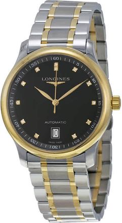 Longines The Master Diamond Black Dial Mens Watch L2.628.5.57.7