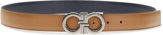 Ferragamo Mens Brown Calf Leather Bos Taurus Regular Belt