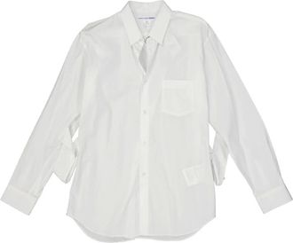 Comme Des Gar&ccedil;ons Casual Shirts, male, White, Size: M Cotton Shirt